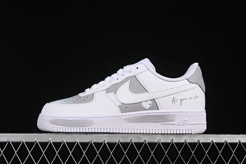 All Categories Nk Air Force 1 Air Force Series Nk Air Force 1 Low Air Force Low Nike Air Force 1'07 Low Official Popular Customization Two-Dimensional Theme White Gray Inkjet Air Force 1 Low-top Casual Sneakers CW2288-111